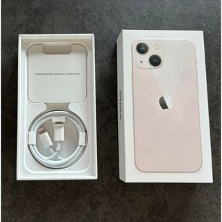 アップル(Apple)の【新品】iPhone13mini ピンク SIMフリー 箱 付属品(その他)