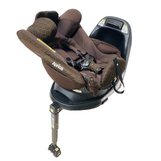 【美品】アップリカ チャイルドシート フラディアグロウ ISOFIX ブラウン