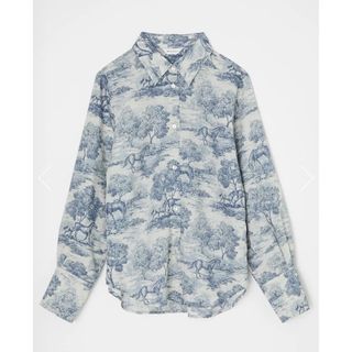 moussy - moussy トワルドジュイ シャツ ブルー 完売品