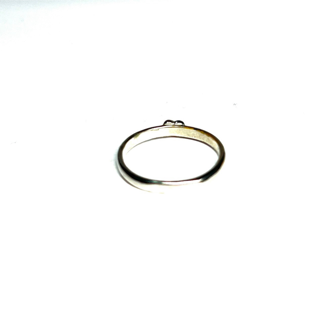 VINTAGE(ヴィンテージ)のヴィンテージ　ハート　リング　シルバー　指輪　アクセサリー　鑑定済み レディースのアクセサリー(リング(指輪))の商品写真