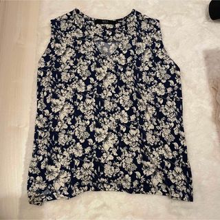 アズールバイマウジー(AZUL by moussy)の【AZUL】花柄タンクトップ/ノースリーブ/ブラウス(シャツ/ブラウス(半袖/袖なし))