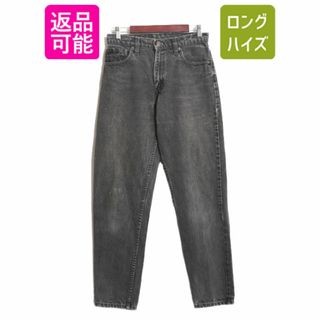 リーバイス(Levi's)の90s カナダ製 リーバイス 550 リラックス フィット テーパード ブラック デニム パンツ メンズ 29 30 / 90年代 Levis ジーンズ ジーパン 黒(デニム/ジーンズ)