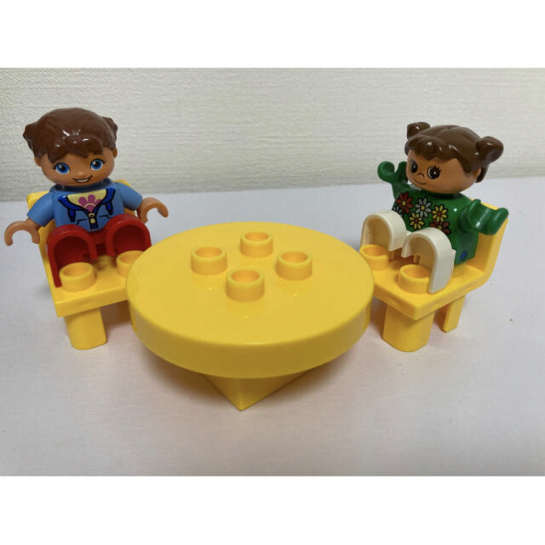 テーブルとイスセット　アンパンマンブロックラボ レゴデュプロ 互換品 キッズ/ベビー/マタニティのおもちゃ(知育玩具)の商品写真