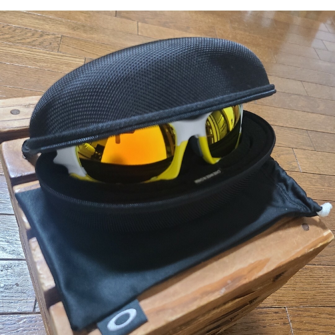 Oakley(オークリー)のOAKLEY　スプリットジャケット　イエロー メンズのファッション小物(サングラス/メガネ)の商品写真