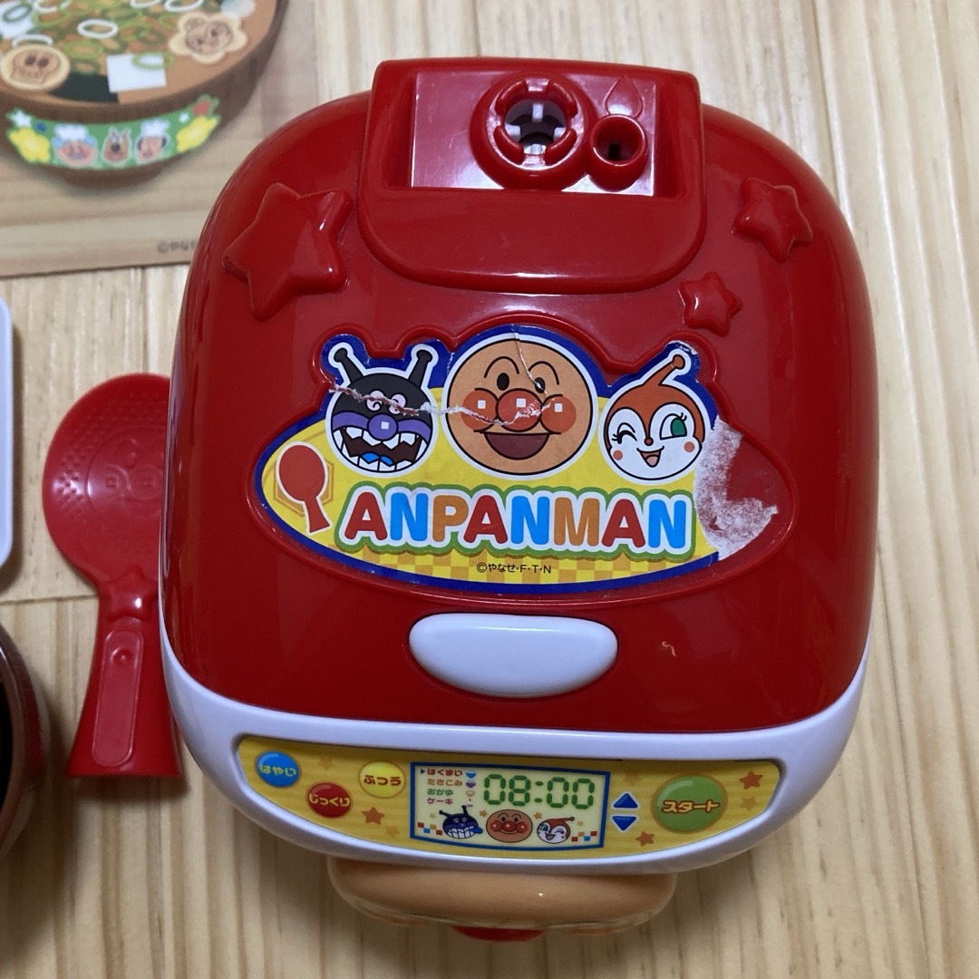 アンパンマン(アンパンマン)のアンパンマン　炊飯器　すいはんき　和食セット エンタメ/ホビーのおもちゃ/ぬいぐるみ(キャラクターグッズ)の商品写真