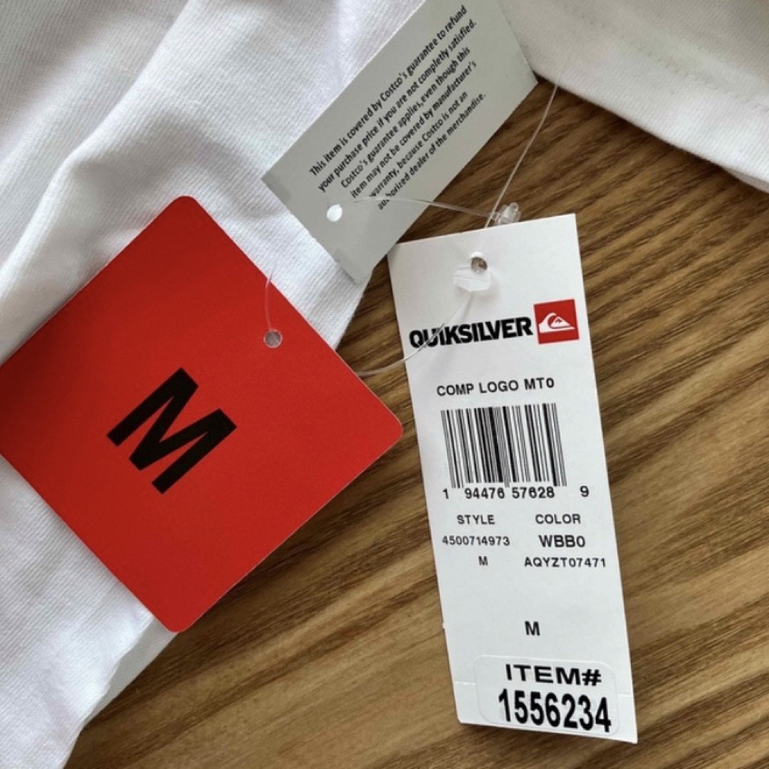 QUIKSILVER(クイックシルバー)のクイックシルバー　Tシャツ　白　M メンズのトップス(Tシャツ/カットソー(半袖/袖なし))の商品写真
