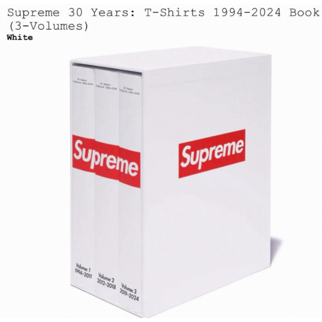 Supreme(シュプリーム)のSupreme 30 Years T-Shirts 1994-2024 Book エンタメ/ホビーの本(ファッション/美容)の商品写真