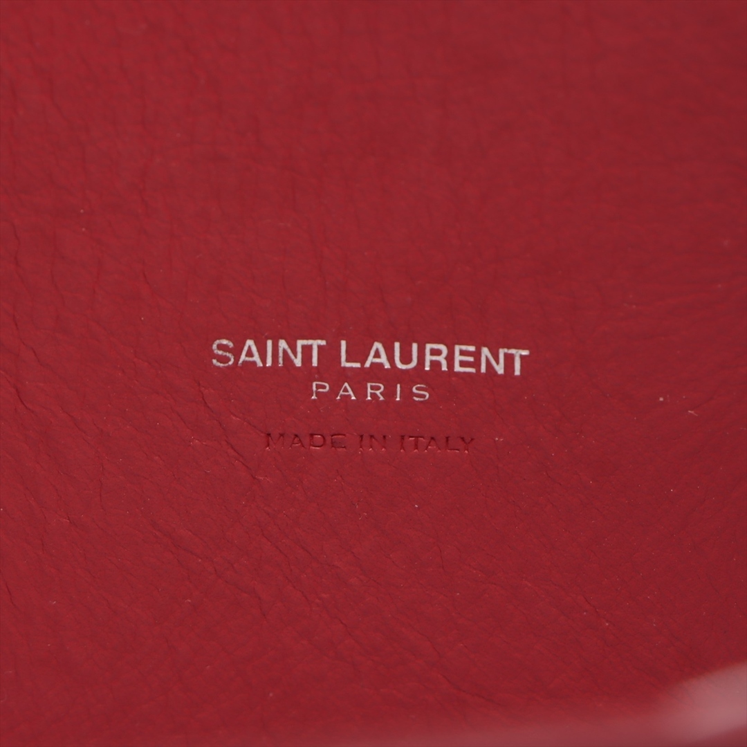 Saint Laurent(サンローラン)のサンローランパリ  レザー  レッド レディース ハンドバッグ レディースのバッグ(ハンドバッグ)の商品写真