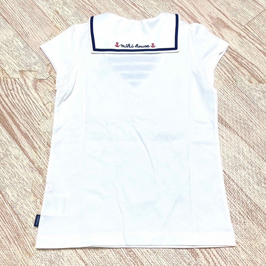 mikihouse(ミキハウス)の新品未使用タグ付き　Tシャツ　110 キッズ/ベビー/マタニティのキッズ服女の子用(90cm~)(Tシャツ/カットソー)の商品写真