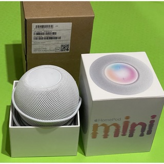 アップル(Apple)のAPPLE HomePod mini/ホワイト　2個セット(スピーカー)