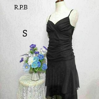 R.P.B 膝丈ドレス　ワンピース　Sサイズ　黒色(その他ドレス)