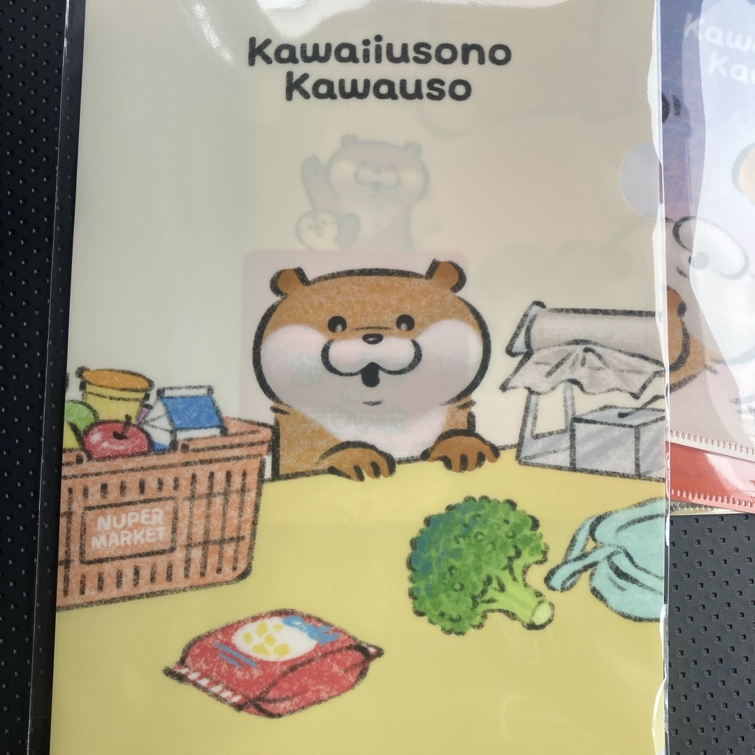 コカ・コーラ(コカコーラ)のコカコーラ 可愛い嘘のカワウソ オリジナル A4 クリアファイル 全4種セット エンタメ/ホビーのアニメグッズ(クリアファイル)の商品写真