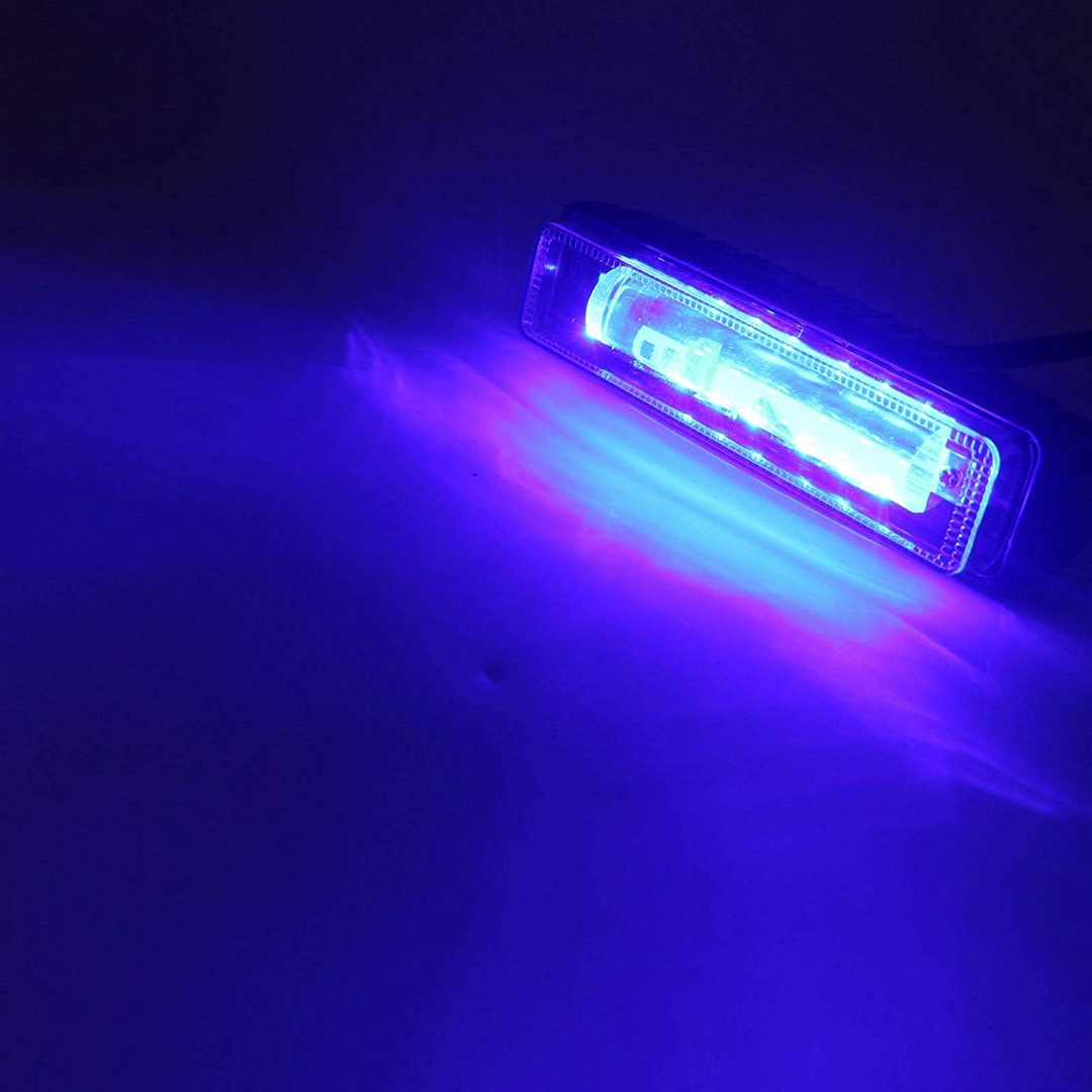 【残1点】LED フォークリフト 警告 ランプ 安全作業 防止 青 赤 自動車/バイクの自動車/バイク その他(その他)の商品写真