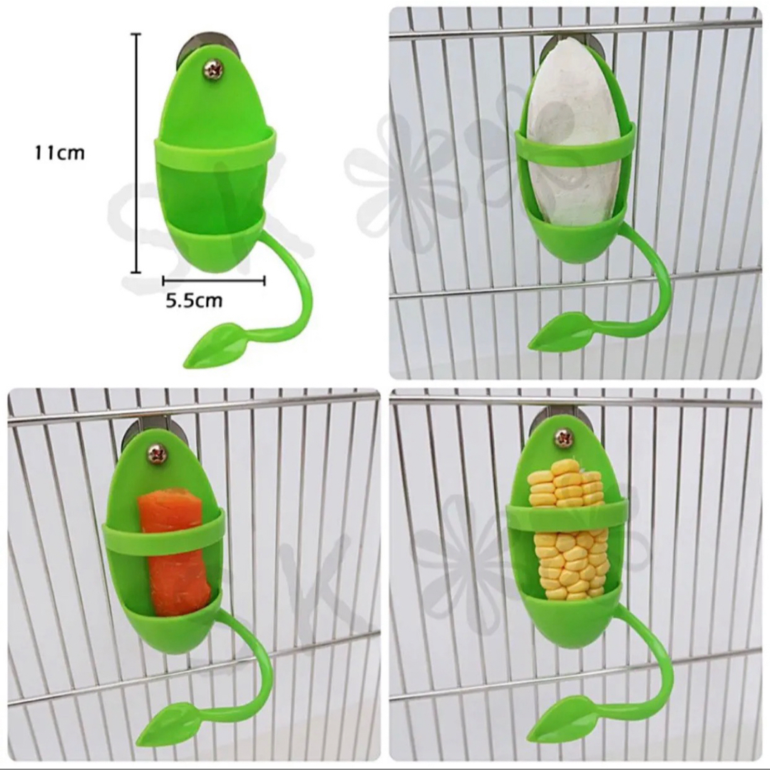 鳥用品 カトルボーン スタンド ホルダー (無着色マンチボール1個付き) その他のペット用品(鳥)の商品写真