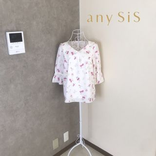 エニィスィス(anySiS)のエニィスィス♡1度着用　花柄ブラウス(シャツ/ブラウス(半袖/袖なし))