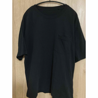 ジーユー(GU)のGU × KIM JONES (キムジョーンズ) Tシャツ 黒 L(Tシャツ/カットソー(半袖/袖なし))