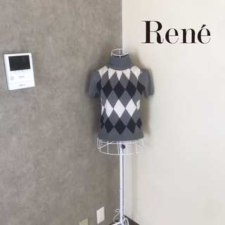 René - ルネ♡2度着用　カシミヤ、シルク　薄手ニット