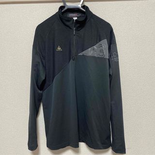 ルコックスポルティフ(le coq sportif)のルコックゴルフ　ハーフジップ　ブラック(ウエア)