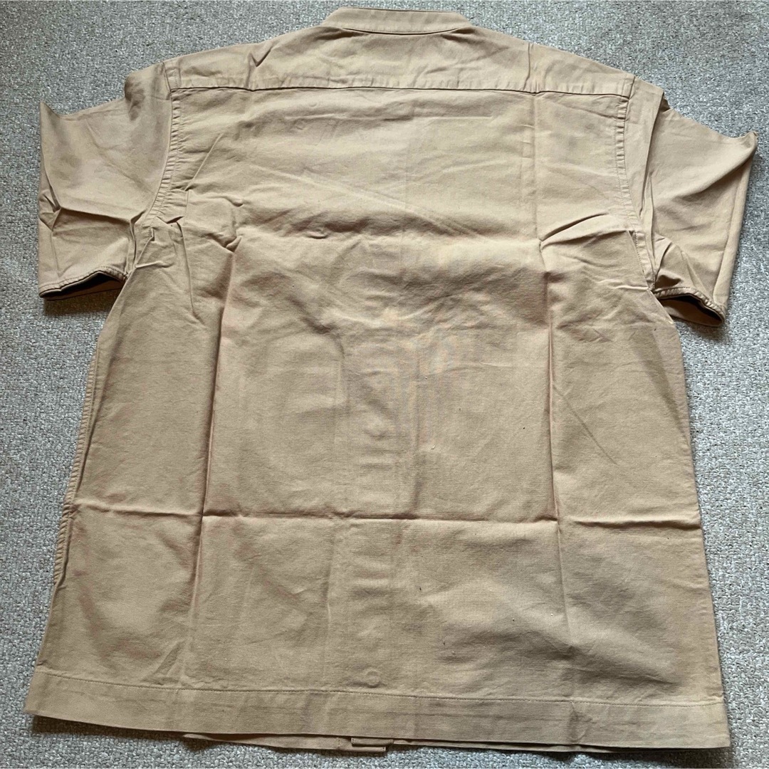 MUJI (無印良品)(ムジルシリョウヒン)の無印良品 スタンドカラーシャツ Ｍサイズ メンズのトップス(シャツ)の商品写真