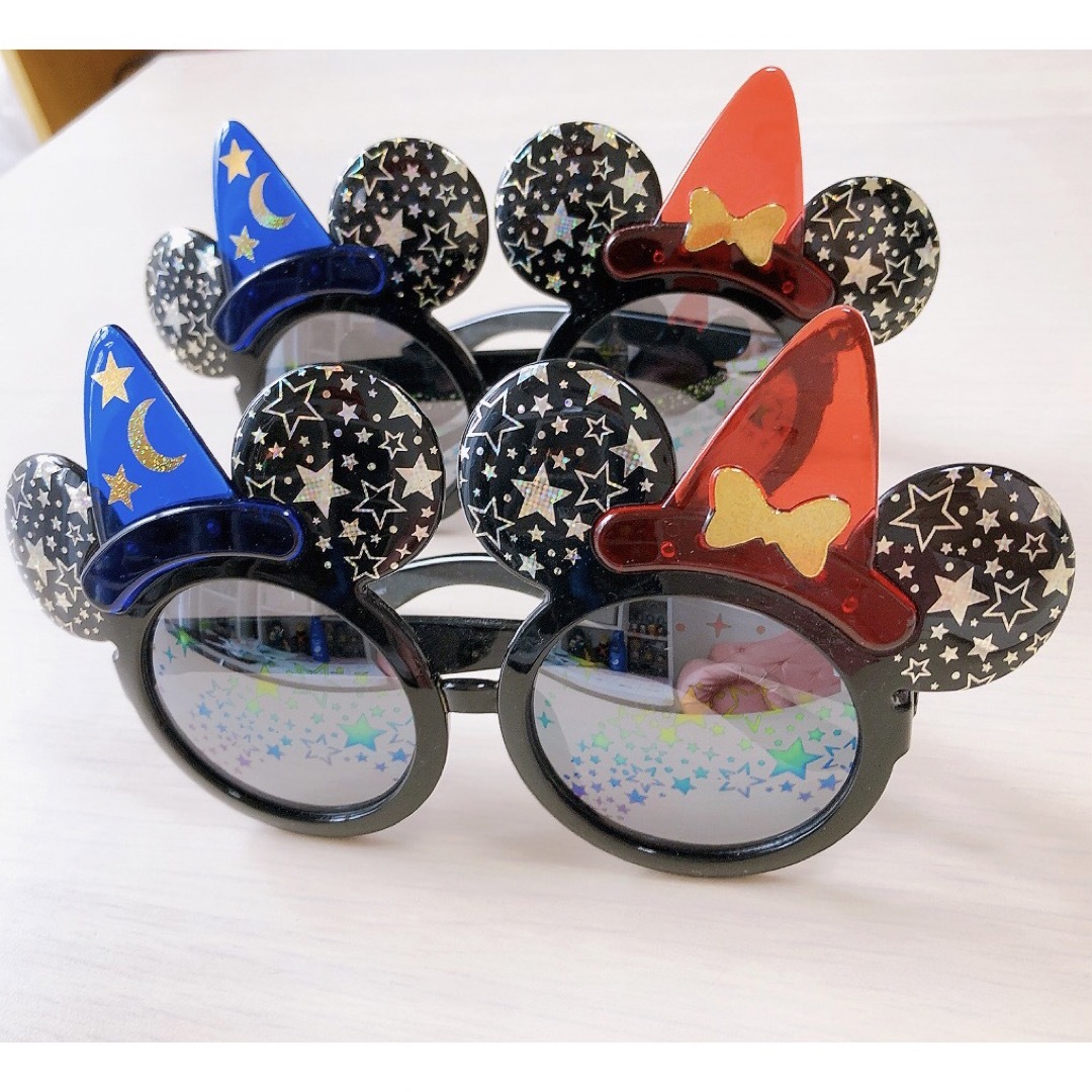 Disney(ディズニー)の東京ディズニーランド限定 サングラス2個セット ペアルック 親子コーデ レディースのファッション小物(サングラス/メガネ)の商品写真