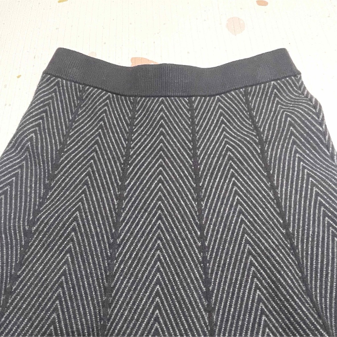 【カリーナルーチェ】 ロングスカートS ブラック 黒 キュロット ウエストフリー レディースのスカート(ロングスカート)の商品写真