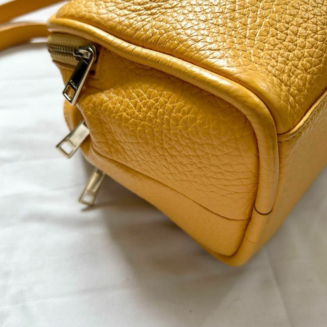 Furla(フルラ)の✨極美品✨2way FURLA  ショルダーバッグ　ハンドバッグ　本革　イエロー レディースのバッグ(ショルダーバッグ)の商品写真