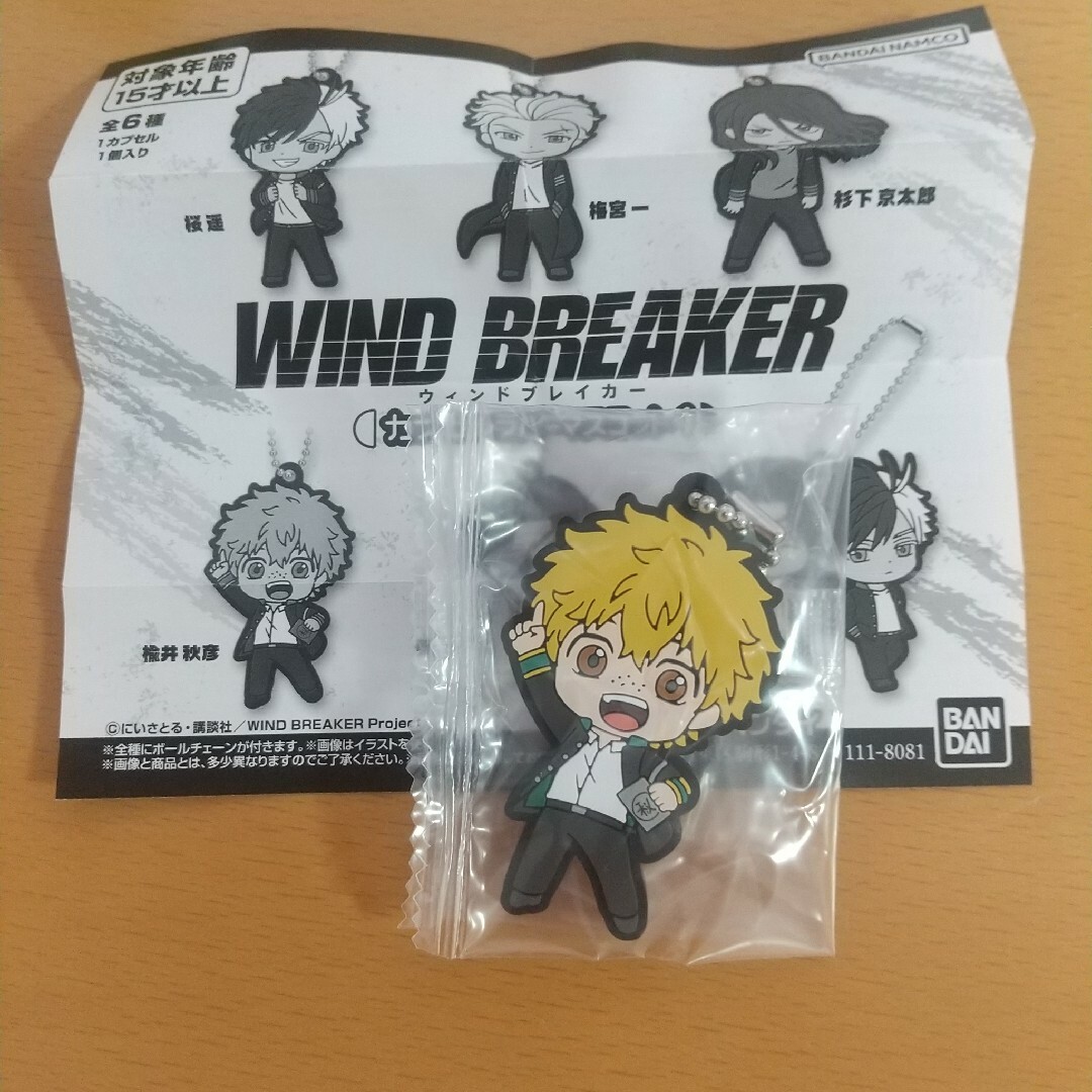 WIND BREAKER カプセルラバーマスコット  楡井 秋彦 エンタメ/ホビーのおもちゃ/ぬいぐるみ(キャラクターグッズ)の商品写真