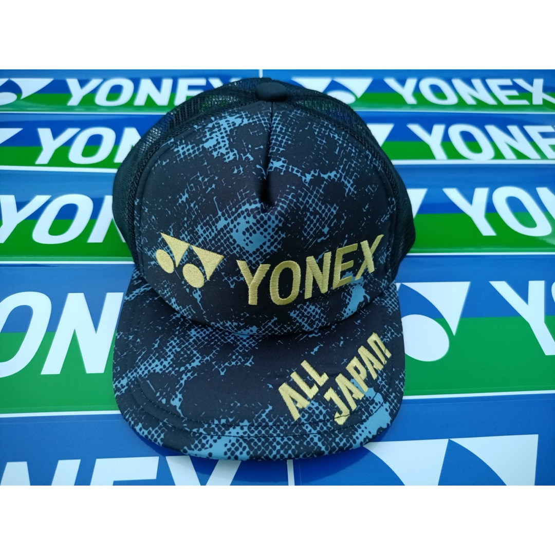 YONEX(ヨネックス)のYONEX'24年カタログ未掲載限定ALL JAPANメッシュキャップ(UNI) スポーツ/アウトドアのテニス(その他)の商品写真