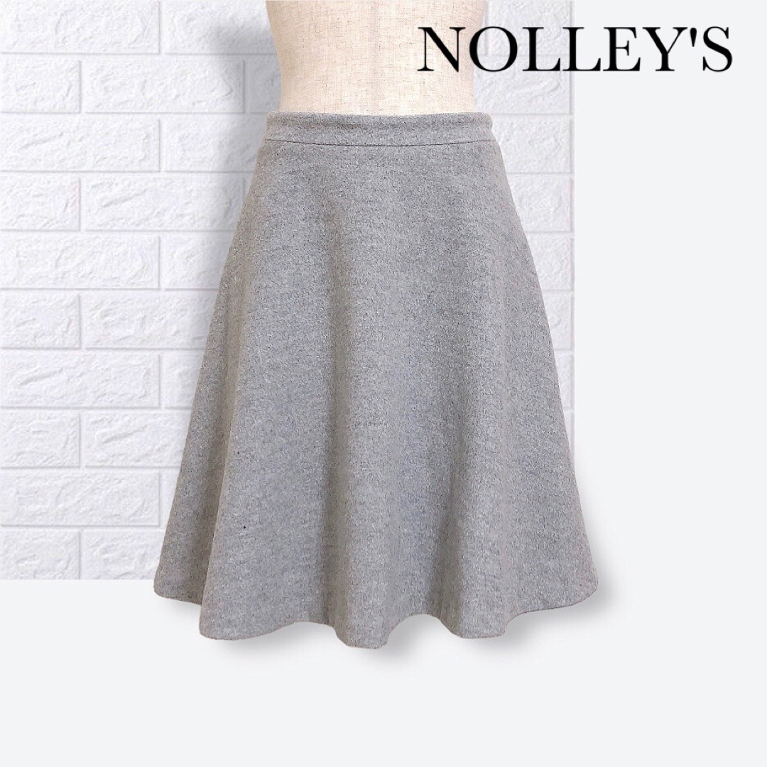 NOLLEY'S(ノーリーズ)のノーリーズ ウール ビーバー フレア スカート レディースのスカート(ひざ丈スカート)の商品写真