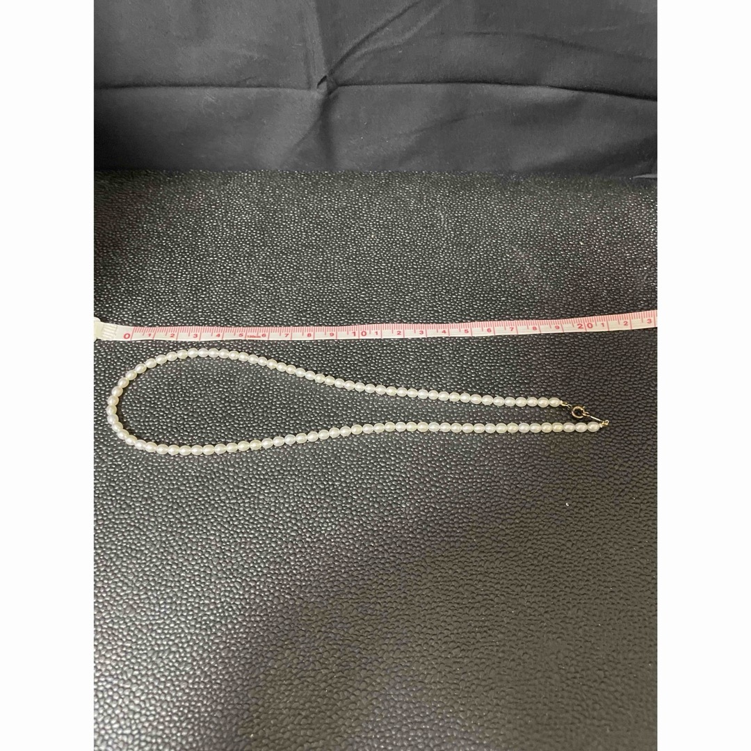 淡水パール　真珠　ネックレス　留め具　silver 925 レディースのアクセサリー(ネックレス)の商品写真