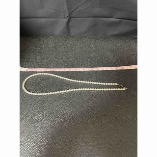 淡水パール　真珠　ネックレス　留め具　silver 925(ネックレス)