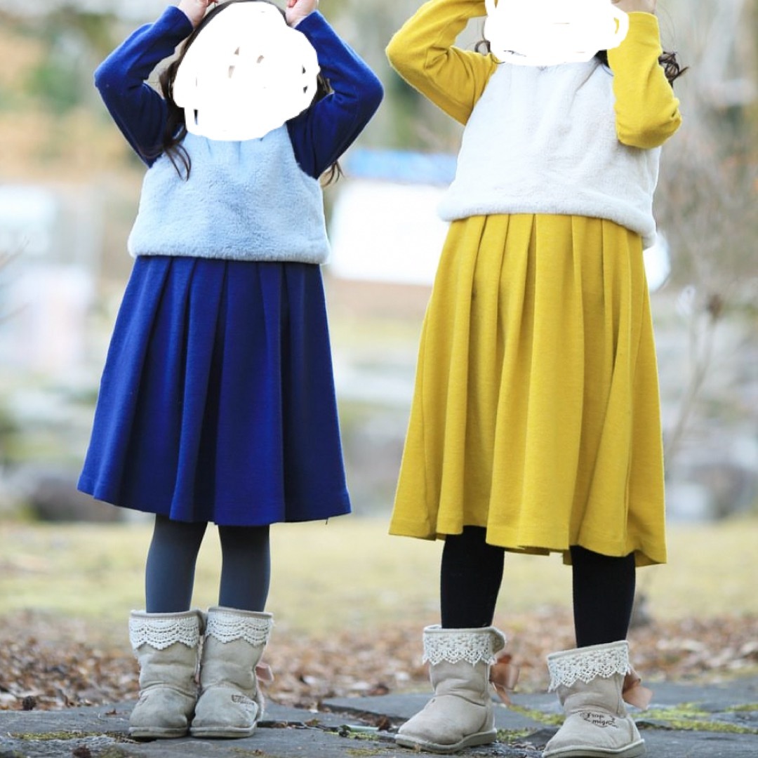 A CAN B(エーキャンビー)のAcanB ボア ワンピース 140 キッズ/ベビー/マタニティのキッズ服女の子用(90cm~)(ワンピース)の商品写真