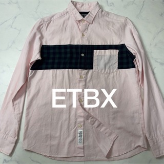 ETBX メンズ ボタンダウンシャツ 長袖シャツ 日本製(シャツ)