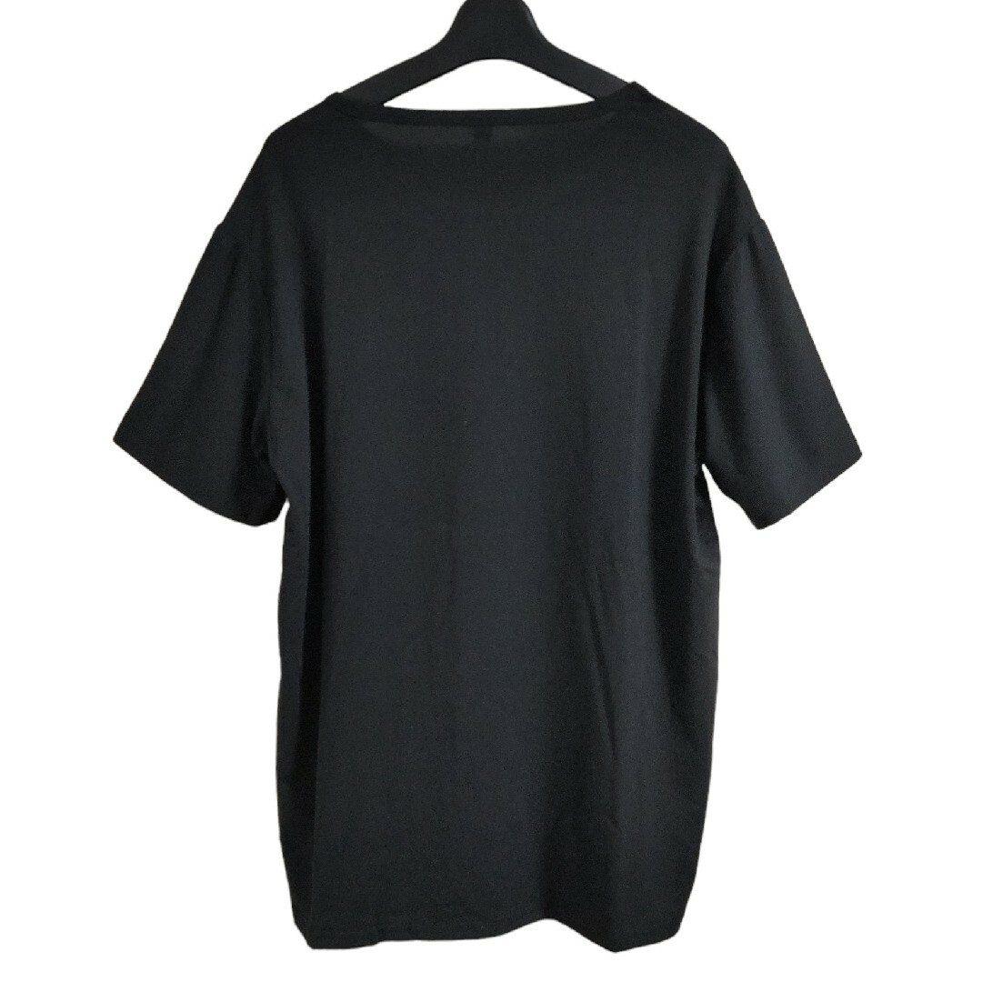 大きいサイズ レディース 半袖 Tシャツ 黒 オーバーサイズ XL 3L 4L レディースのトップス(Tシャツ(半袖/袖なし))の商品写真