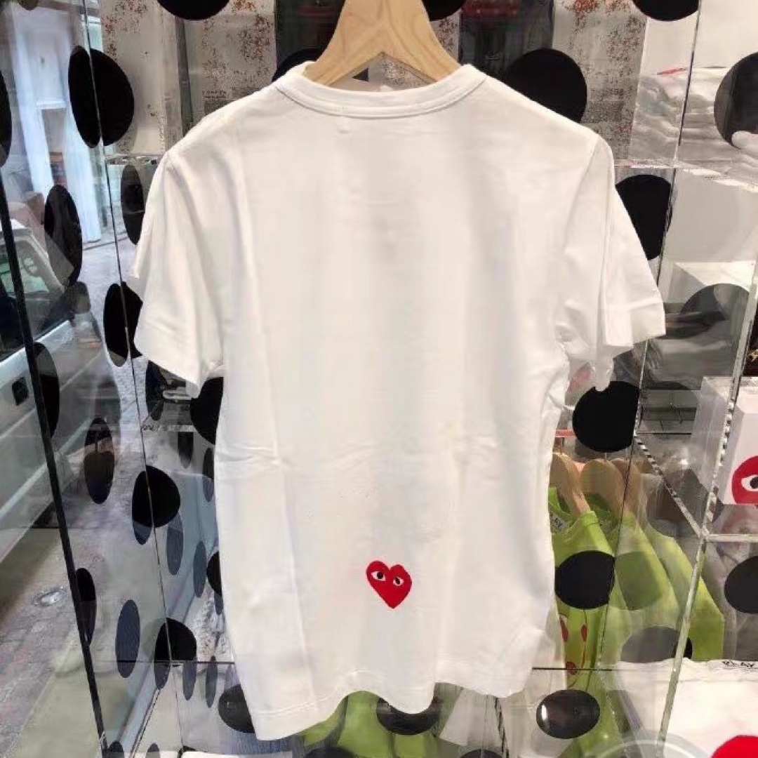 COMME des GARCONS(コムデギャルソン)の《期間限定セール》COMME des GARCONS ハート ロゴ  Tシャツ レディースのトップス(Tシャツ(半袖/袖なし))の商品写真