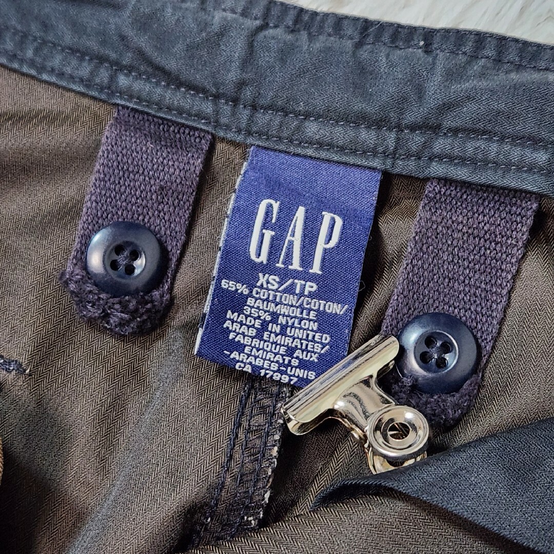 GAP(ギャップ)の希少 UAE製 OLD GAP カーゴパンツ ワイドパンツ イージーパンツ ギミ メンズのパンツ(ワークパンツ/カーゴパンツ)の商品写真