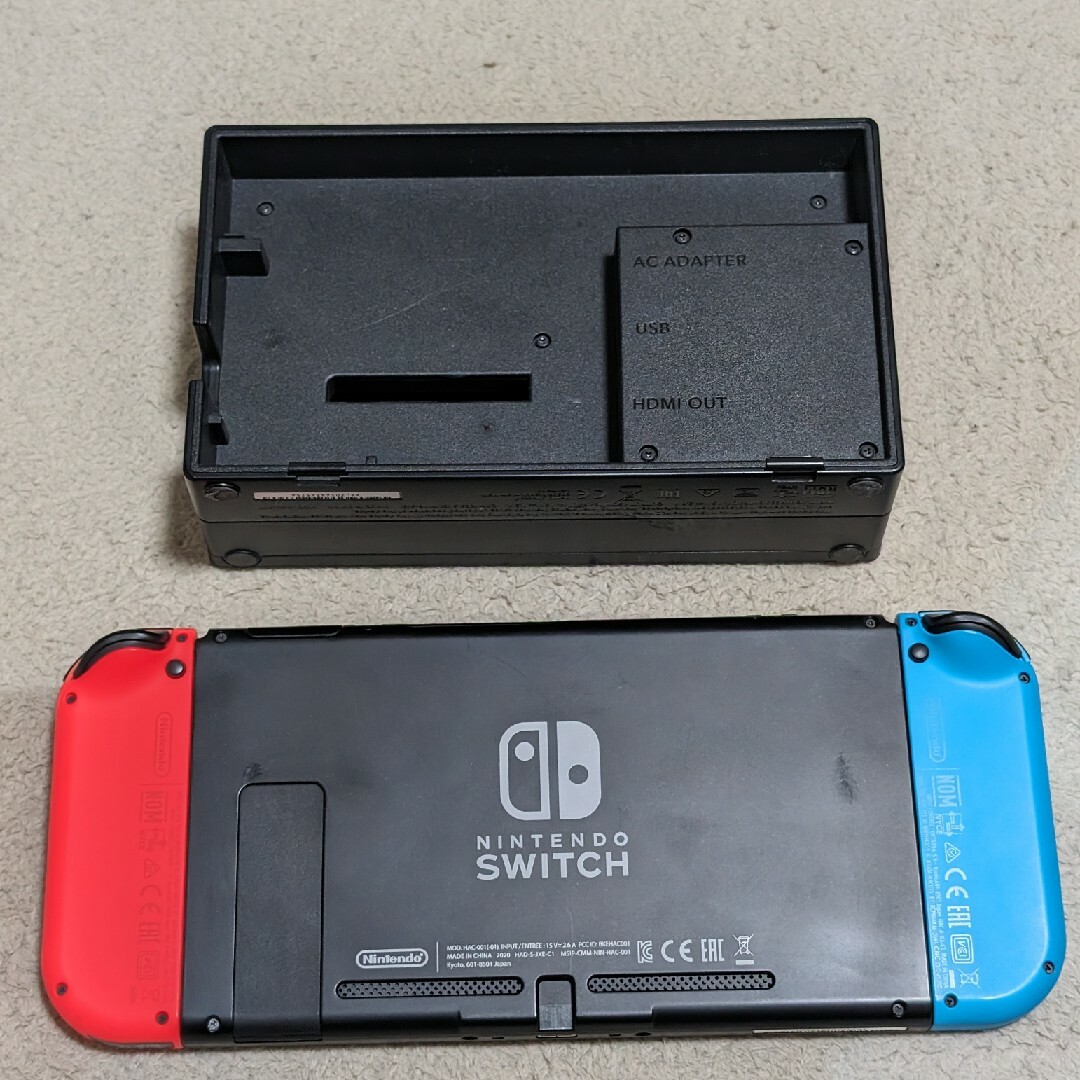 任天堂(ニンテンドウ)のNintendo Switch JOY-CON(L) ネオンブルー/(R) ネ… エンタメ/ホビーのゲームソフト/ゲーム機本体(家庭用ゲーム機本体)の商品写真