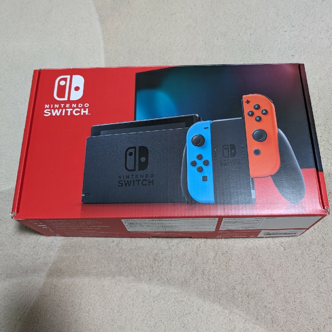 任天堂(ニンテンドウ)のNintendo Switch JOY-CON(L) ネオンブルー/(R) ネ… エンタメ/ホビーのゲームソフト/ゲーム機本体(家庭用ゲーム機本体)の商品写真