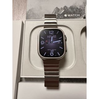 アップルウォッチ(Apple Watch)のApple Watch  Ultra 美品 AppleCare+あり(腕時計(デジタル))