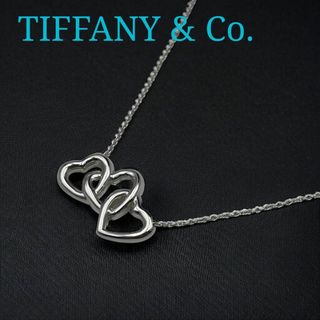 ティファニー(Tiffany & Co.)のティファニー　ネックレス　トリプルハート　シルバー　A203(ネックレス)