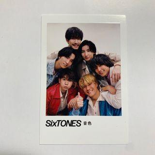 SixTONES ストーンズ 音色 集合 ポラロイド風カード(キャラクターグッズ)