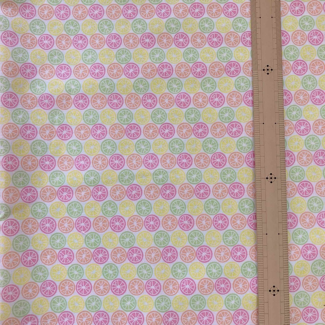 ✨お値下げ✨EMMA&MILA  スライスオレンジ ハンドメイドの素材/材料(生地/糸)の商品写真