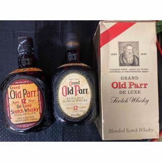 Old Parr 12年　デラックス　3本セット(ウイスキー)