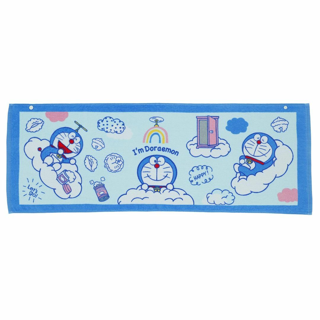 【色: 07ドラえもん】丸眞 バスタオル 子供用 I'm doraemon ドラ インテリア/住まい/日用品の日用品/生活雑貨/旅行(タオル/バス用品)の商品写真