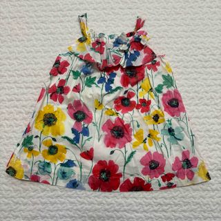 ベビーギャップ(babyGAP)のベビーギャップ　花柄　ワンピース　キャミワンピース(ワンピース)