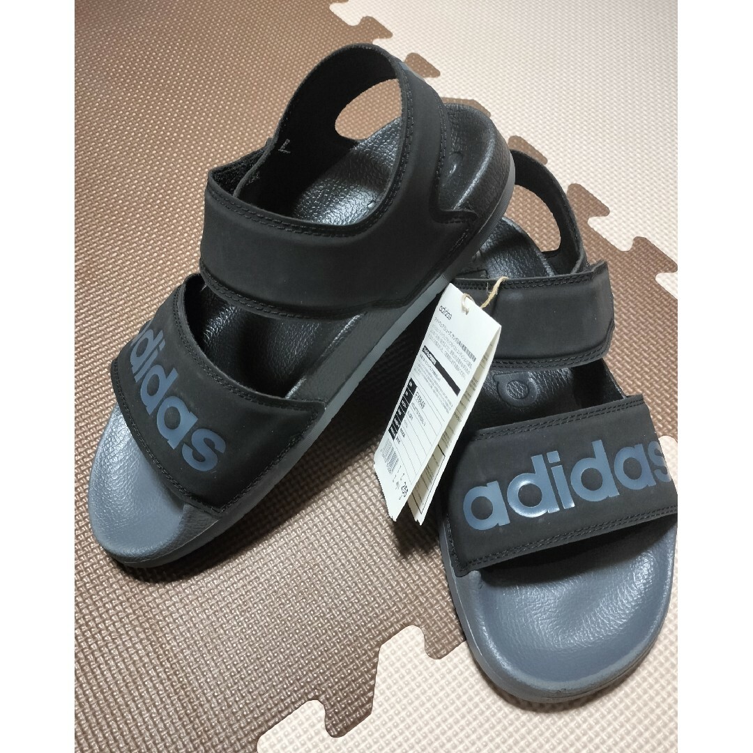 adidas(アディダス)の☆ADS-019 アディダス アディレッタサンダル 黒 25.5cm メンズの靴/シューズ(サンダル)の商品写真