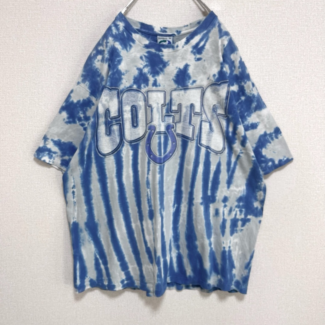 LIQUID BLUE Tシャツ 半袖 COLTS コルツ フットボール NFL メンズのトップス(Tシャツ/カットソー(半袖/袖なし))の商品写真