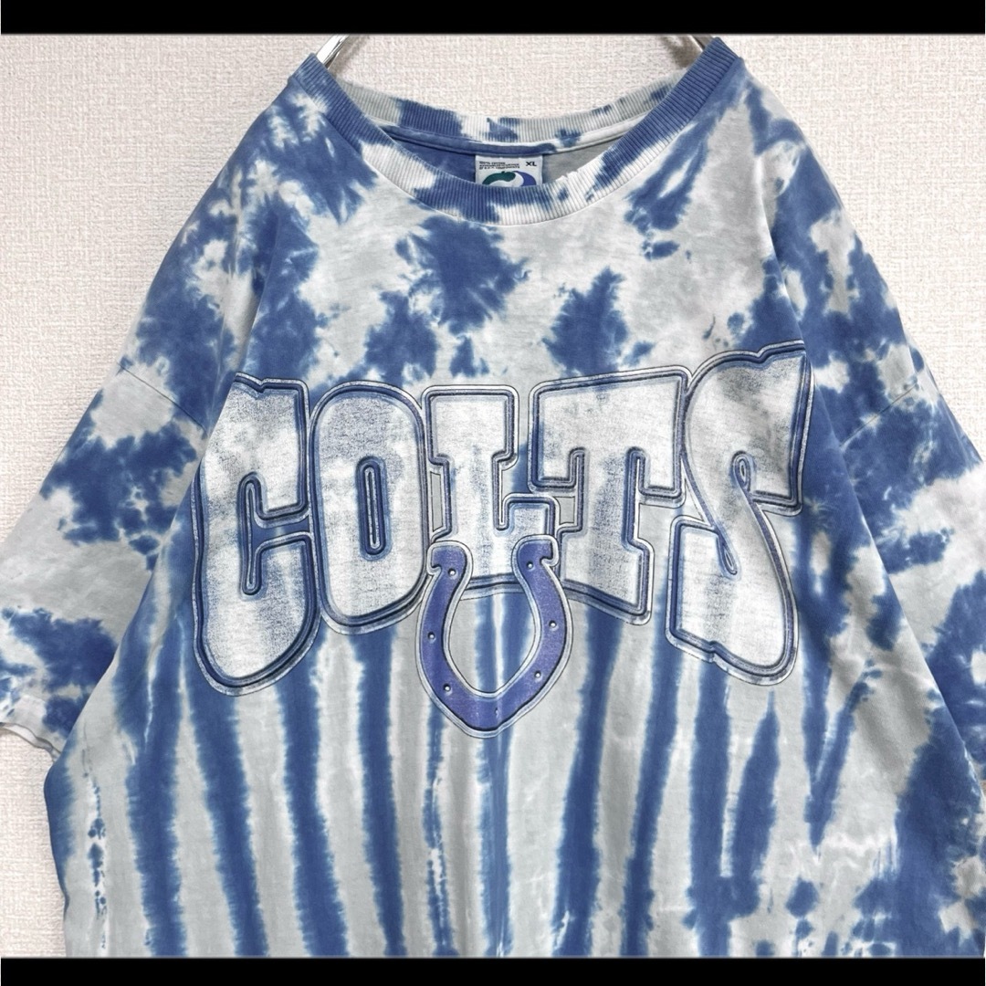 LIQUID BLUE Tシャツ 半袖 COLTS コルツ フットボール NFL メンズのトップス(Tシャツ/カットソー(半袖/袖なし))の商品写真