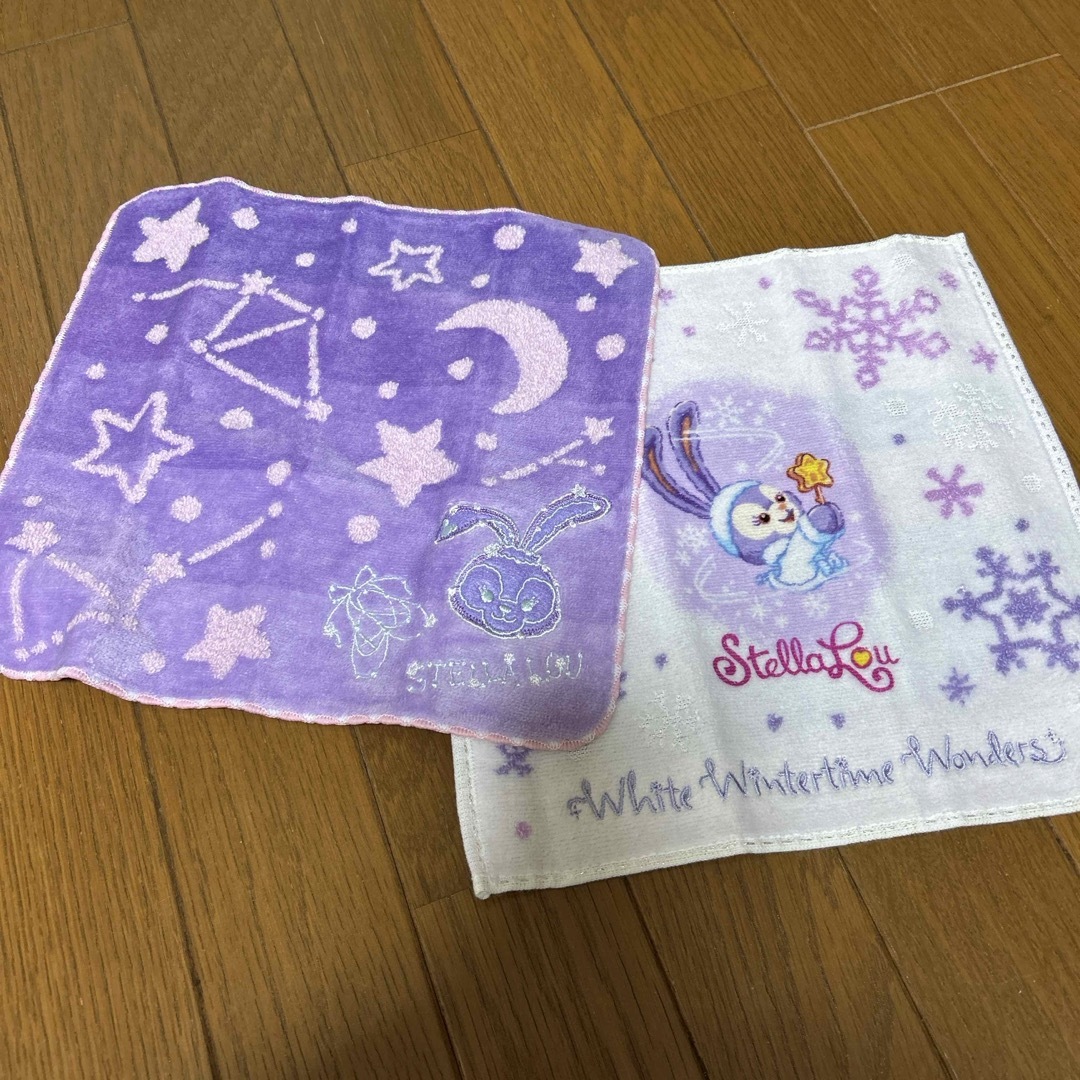 Disney(ディズニー)のDisney ミニタオル　ステラルー　２枚セット エンタメ/ホビーのおもちゃ/ぬいぐるみ(キャラクターグッズ)の商品写真