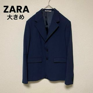 ZARA - xx142 ZARA/テーラードジャケット/メンズ/大きめ/ネイビー